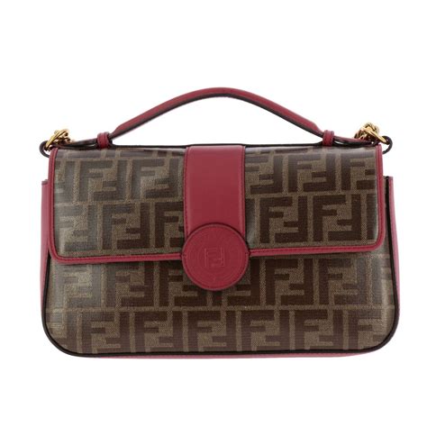 borsa tracolla rossa fendi|borse di fendi donna.